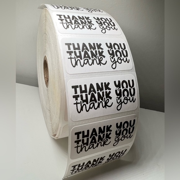 Pack of 100 stickers | Thank You stickers roll for Poshmark | Shipping S… - Picture 4 of 9